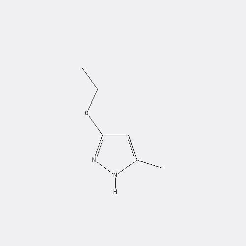Chemical structure of 3-ethoxy-5-methyl-1H-pyrazole