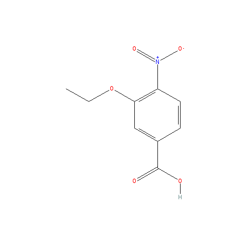 Chemical structure of 3-Ethoxy-4-nitrobenzoic acid