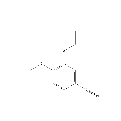Chemical structure of 3-Ethoxy-4-methoxybenzonitrile