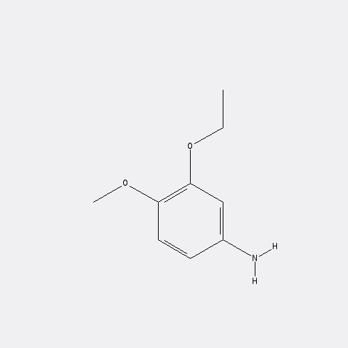 Chemical structure of 3-Ethoxy-4-methoxyaniline