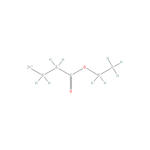 Chemical structure of 3-Ethoxy-3-oxopropylzinc broMide