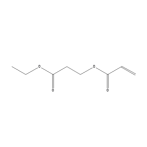 Chemical structure of 3-ethoxy-3-oxopropyl acrylate