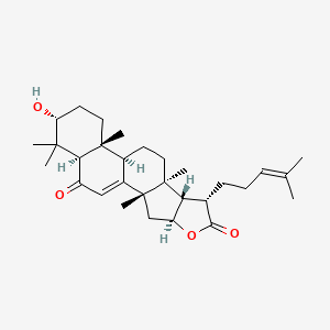 Chemical structure of 3-Epimeliasenin B
