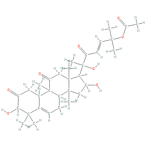 Chemical structure of 3-epi-Isocucurbitacin B