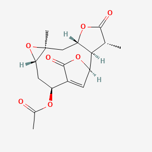 Chemical structure of 3-epi-Dihydroscandenolide