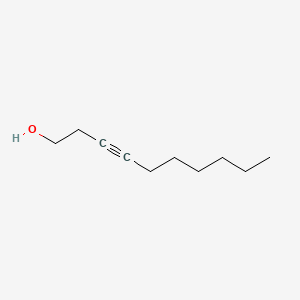 Chemical structure of 3-Decyn-1-ol