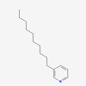Chemical structure of 3-Decylpyridine