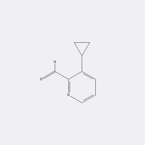 Chemical structure of 3-Cyclopropylpicolinaldehyde