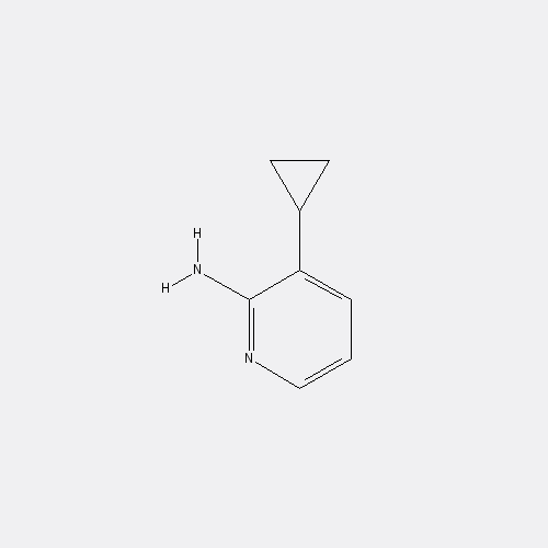 Chemical structure of 3-Cyclopropylpyridin-2-amine
