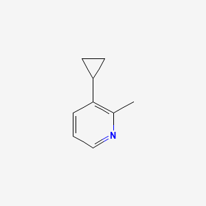Chemical structure of 3-Cyclopropyl-2-methylpyridine