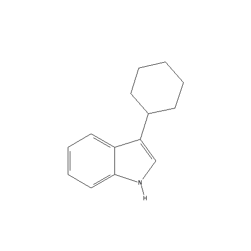 Chemical structure of 3-Cyclohexyl-1H-indole