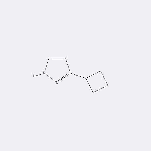Chemical structure of 3-Cyclobutyl-1H-pyrazole