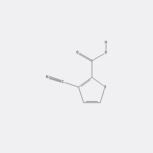 Chemical structure of 3-Cyanothiophene-2-carboxylic acid