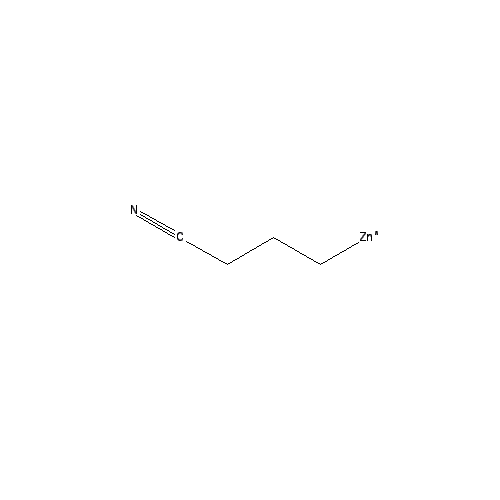 Chemical structure of 3-Cyanopropylzinc broMide