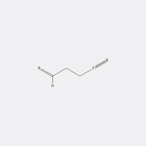 Chemical structure of 3-cyanopropanal