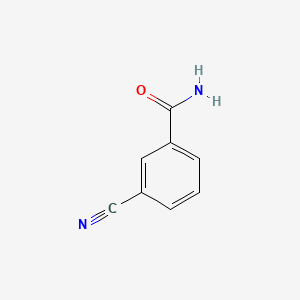Chemical structure of 3-Cyanobenzamide