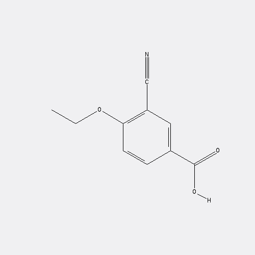 Chemical structure of 3-Cyano-4-ethoxybenzoic acid
