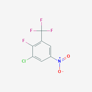 Chemical structure of 3-Choro-2-Fluoro-5-Nitrobenzotrifluoride