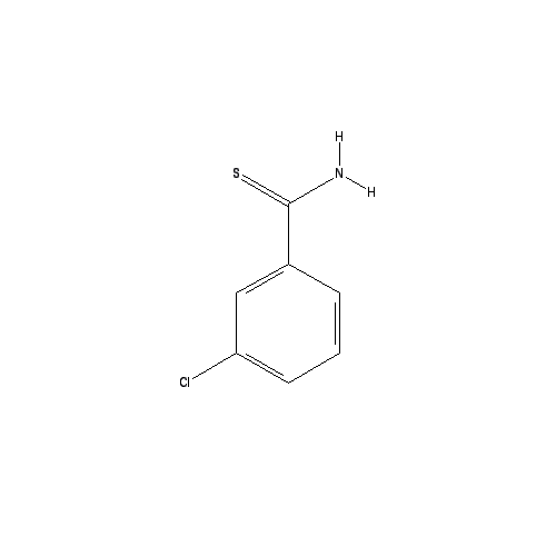 Chemical structure of 3-Chlorothiobenzamide