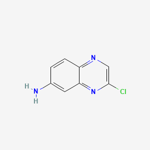 Chemical structure of 3-Chloroquinoxalin-6-amine