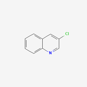 Chemical structure of 3-Chloroquinoline