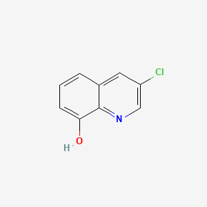 Chemical structure of 3-Chloroquinolin-8-ol