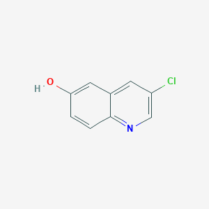 Chemical structure of 3-Chloroquinolin-6-ol
