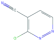 Chemical structure of 3-Chloropyridazine-4-carbonitrile