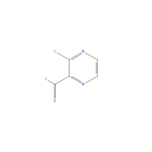 Chemical structure of 3-Chloropyrazine-2-carbaldehyde