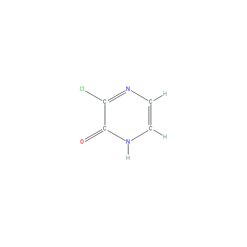 Chemical structure of 3-Chloropyrazin-2(1H)-one