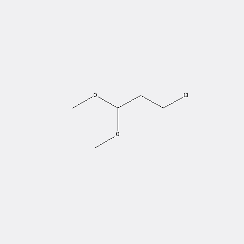 Chemical structure of Propane, 3-chloro-1,1-dimethoxy-