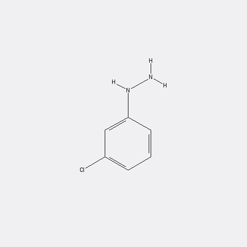 Chemical structure of 3-Chlorophenylhydrazine Sulfate