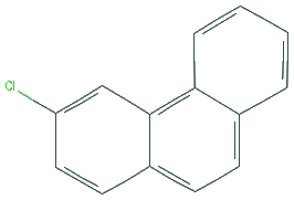 Chemical structure of 3-Chlorophenanthrene