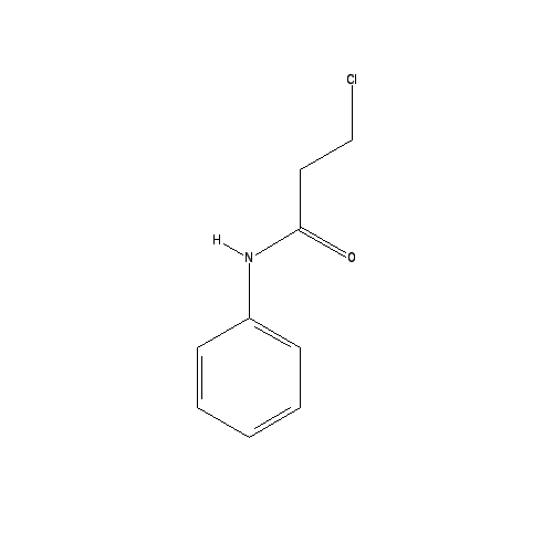 Chemical structure of 3-CHLORO-N-PHENYLPROPANAMIDE