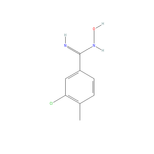 Chemical structure of 3-Chloro-4-methylbenzamidoxime