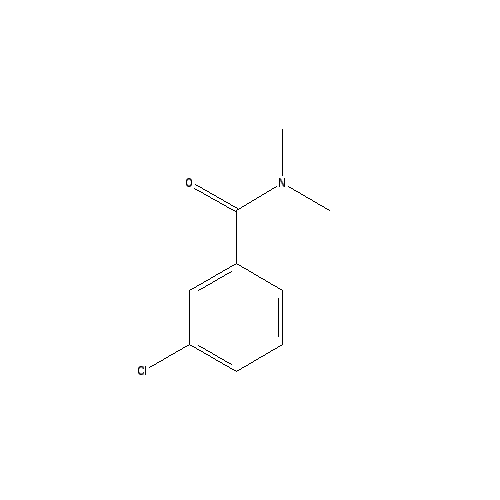 Chemical structure of 3-Chloro-N,N-dimethylbenzamide