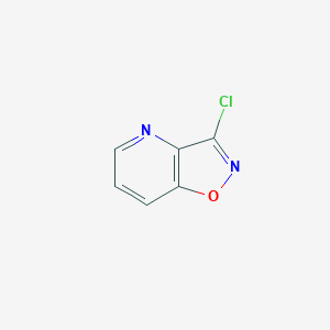 Chemical structure of 3-Chloroisoxazolo[4,5-b]pyridine