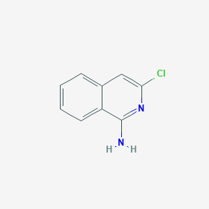 Chemical structure of 3-Chloroisoquinolin-1-amine