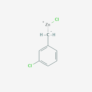 Chemical structure of 3-Chlorobenzylzinc chloride
