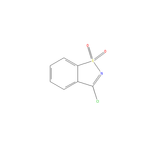 Chemical structure of Pseudosaccharin chloride