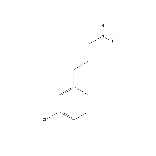 Chemical structure of 3-Chloro-benzenepropanamine