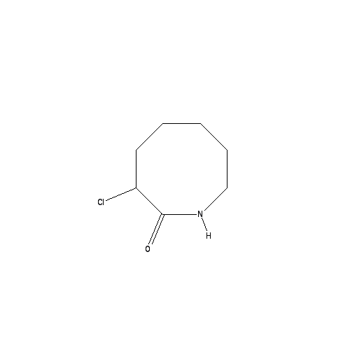 Chemical structure of 3-chloroazocan-2-one