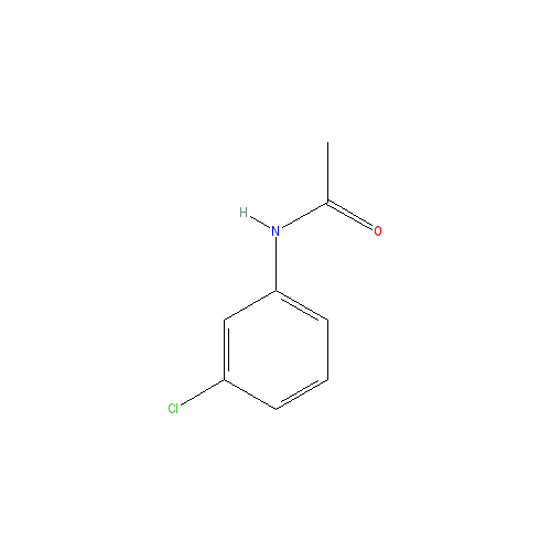 Chemical structure of 3'-Chloroacetanilide