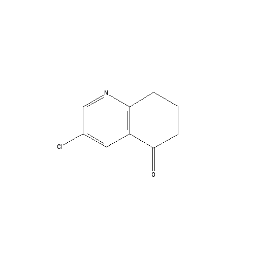Chemical structure of 3-Chloro-7,8-dihydroquinolin-5(6H)-one