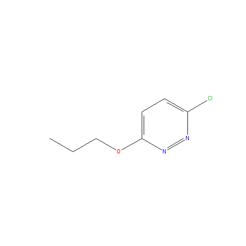 Chemical structure of 3-Chloro-6-propoxypyridazine