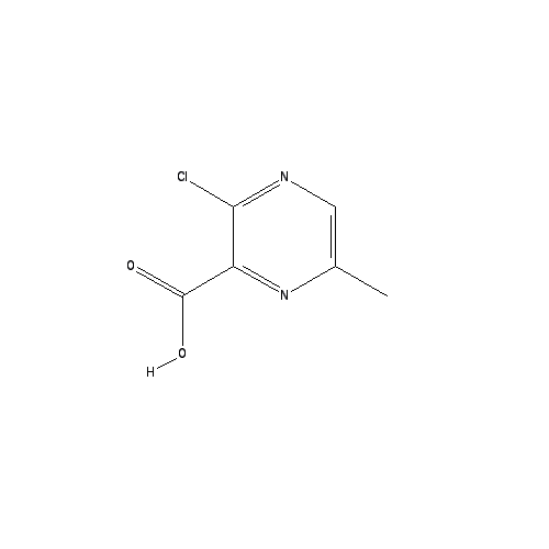 Chemical structure of 3-Chloro-6-methylpyrazine-2-carboxylic acid