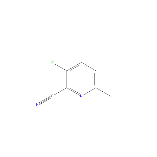 Chemical structure of 3-Chloro-6-methylpicolinonitrile