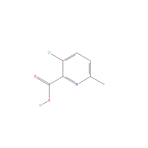 Chemical structure of 3-Chloro-6-methylpicolinic acid