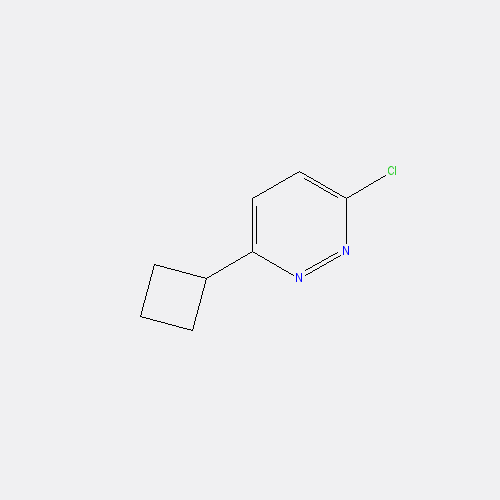 Chemical structure of 3-Chloro-6-cyclobutylpyridazine