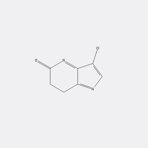 Chemical structure of 3-Chloro-6,7-dihydro-5H-pyrrolo[3,4-b]pyridin-5-one